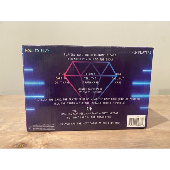 'Tapped Out’ drinking card game - Picture 2 of 3